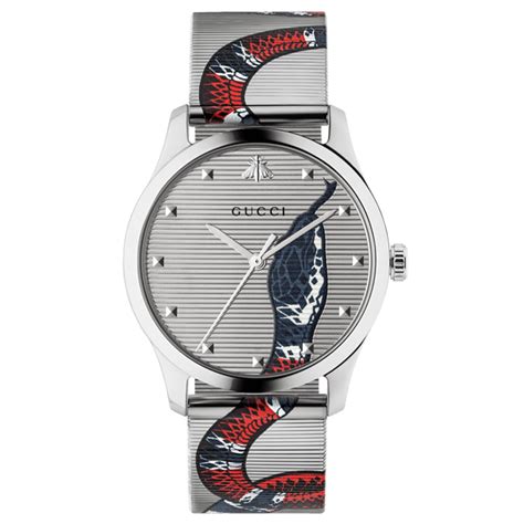 gucci men's rubber watch|gucci watch coral snake.